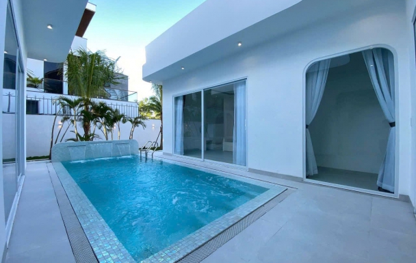 Latest pool villa